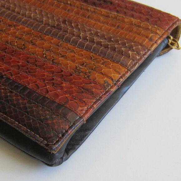 Snakeskin Bag Mastercraft Leather Made in Canada - Picture 8 of 13